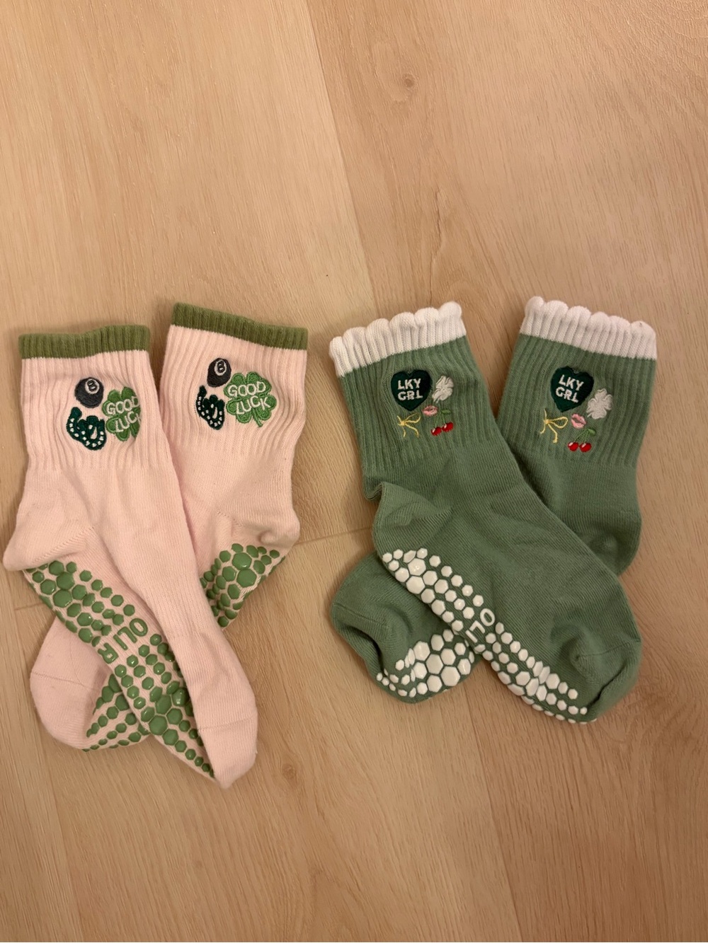 Oli Rose Pilates Grip Socks